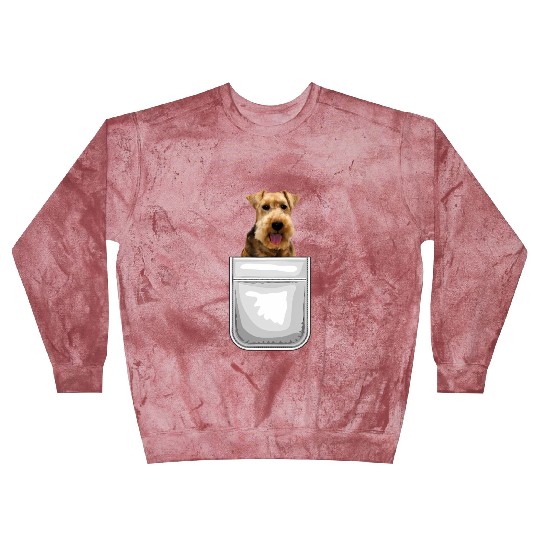 Welsh Terrier Puppy Dog In Your Pocket Blast Sweatshirts