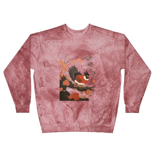 The Bird on the Cherry Blossom Tree Blast Sweatshirts