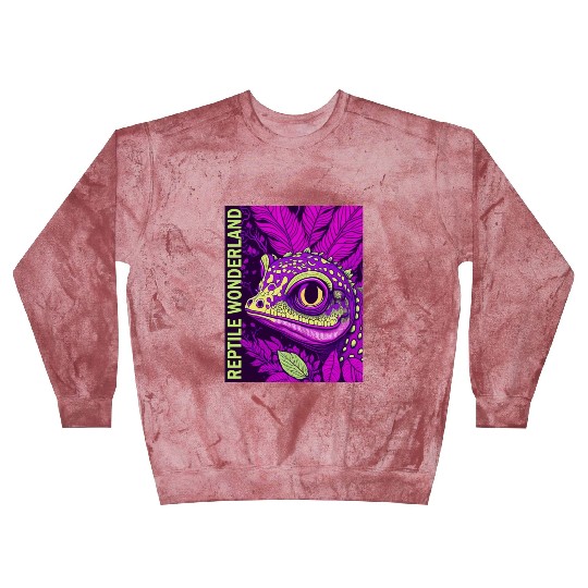 Psychedelic Reptile Wonderland Retro Designs 10 Blast Sweatshirts