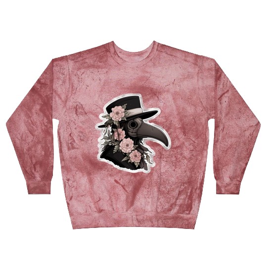 Cute Floral Plague Doctor Blast Sweatshirts