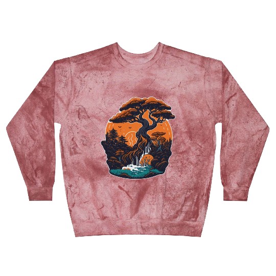 Retro Bonsai Gardener Nature Bonsai Tree Lover Blast Sweatshirts