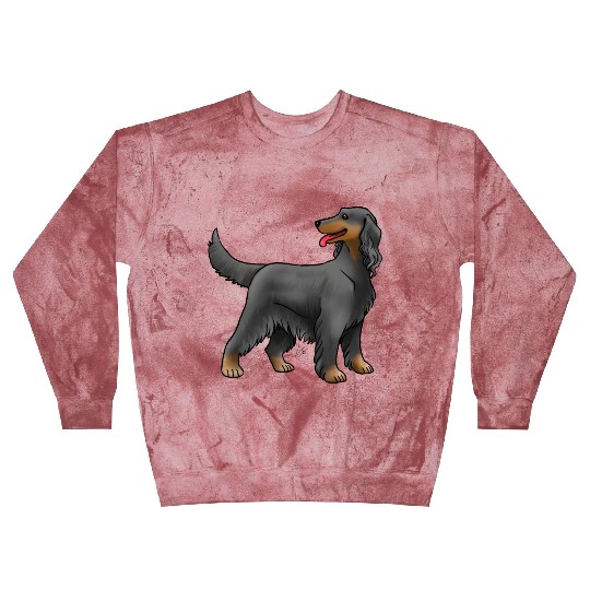 Dog Irish Setter Black And Tan Blast Sweatshirts