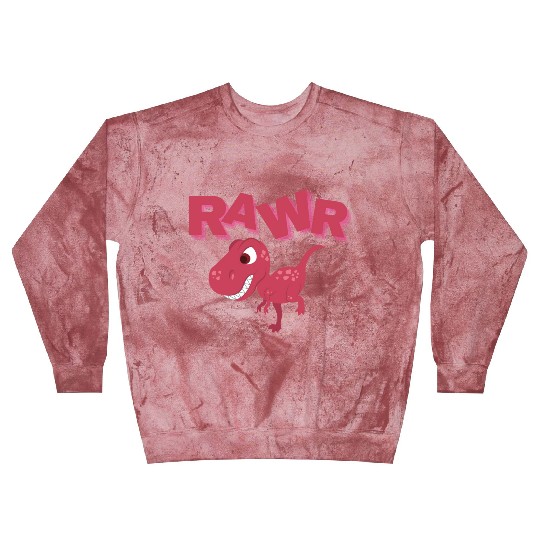 Rawr Cute Rex Dino Extinct Lover Tyrannosaurus Blast Sweatshirts