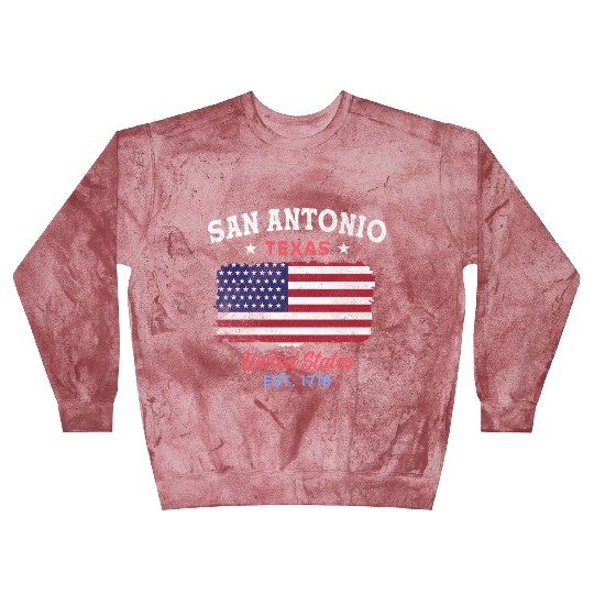 San Antonio Texas est 1718 Design for proud San Blast Sweatshirts