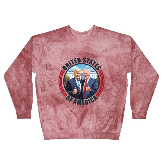 President USA Donald Trump Joe Biden Blast Sweatshirts