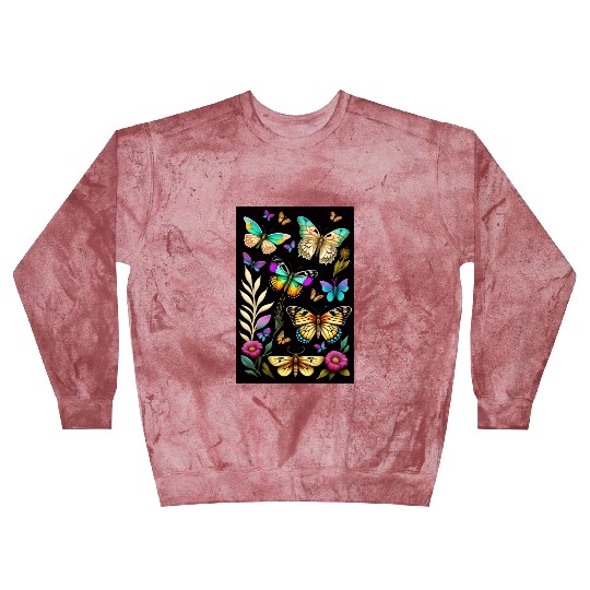Vibrant Spectrum Blast Sweatshirts