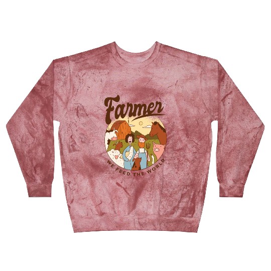 Farmer We Feed The World Blast Sweatshirts