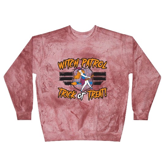 Witch Patrol: Trick or Treat! Policeman Halloween Blast Sweatshirts