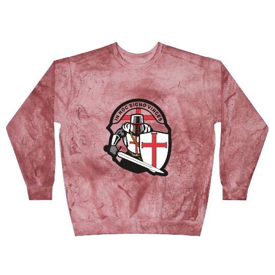 Crusader 'in Hoc Signo Vinces ' Knights Templar Blast Sweatshirts