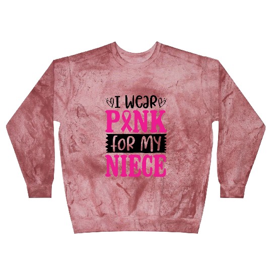 I Wear Pink For My Niece Blast Sweatshirts