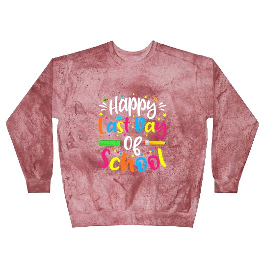 Happy Last Day Of School Teacher Student Blast Sweatshirts