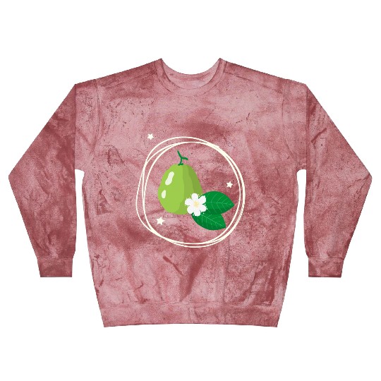 Guava With Flower And Leaves Blast Sweatshirts