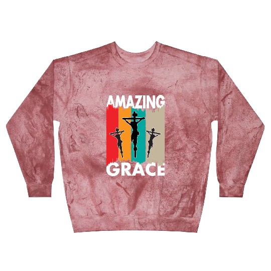 Amazing Grace Love Jesus Christian Christmas Blast Sweatshirts