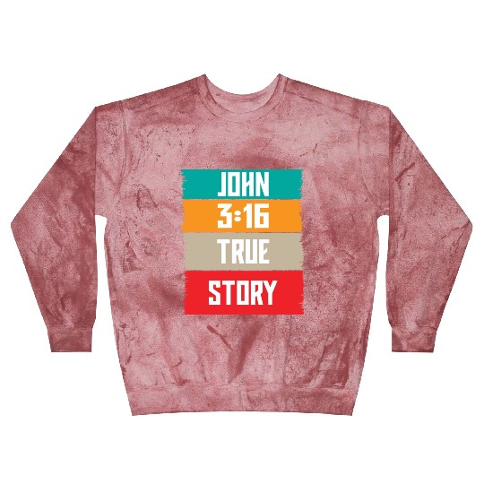 John 3:16 Lve Jesus Christian Christmas Blast Sweatshirts