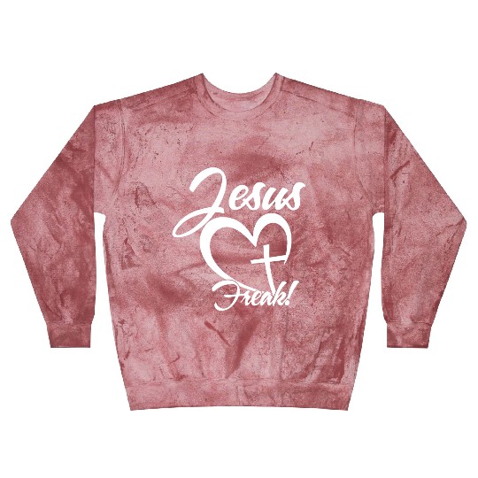Jesus Freak Love Jesus Christian Christmas Blast Sweatshirts