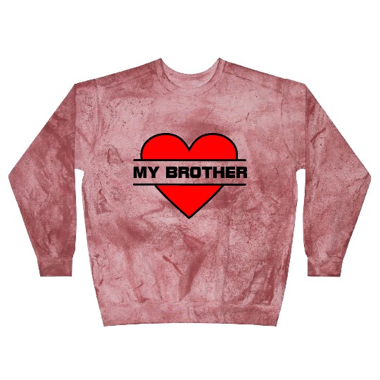 Heart I love my brother Blast Sweatshirts
