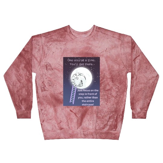 Full Moon Inspirational Quote Poster Blast Sweatshirts