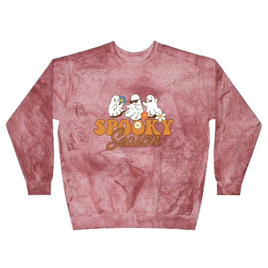Halloween Spooky Season Boo Ghost Let's Go Ghouls Blast Sweatshirts