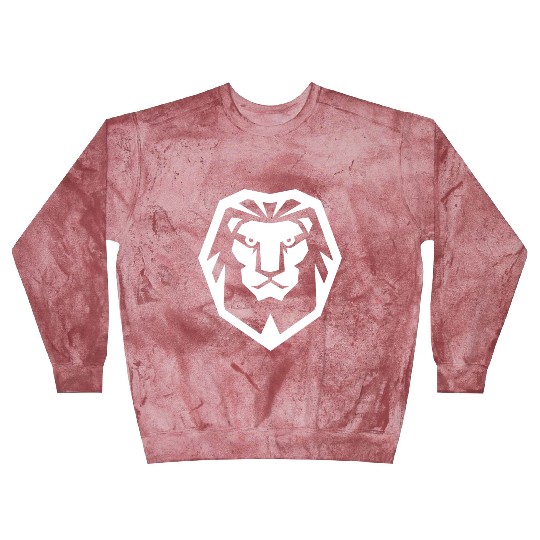 Lion Head Illustration Blast Sweatshirts