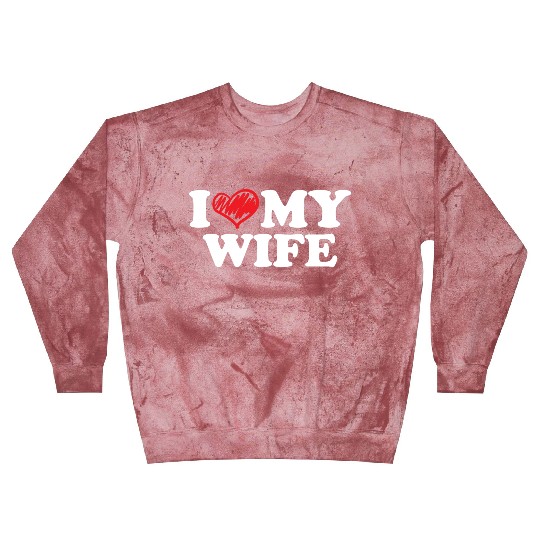I Love My Wife funny I Heart My Wife Blast Sweatshirts