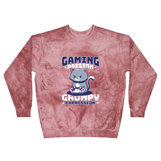 Gaming, Gaming, Video Game, Grumpy Cat Gamer Blast Sweatshirts