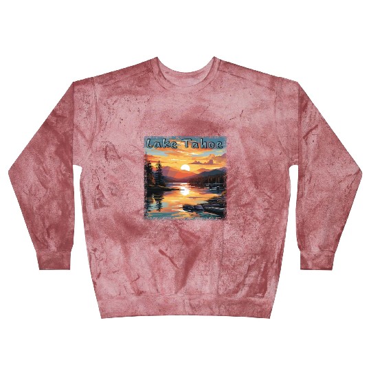 Grunge Sunset: Vacation at Lake Tahoe, Blast Sweatshirts