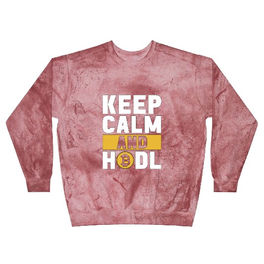 Cryptocurrency Keep Calm And HODL Stock Market Blast Sweatshirts