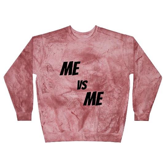 Me vs Me (black) Blast Sweatshirts