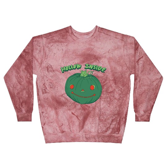 Hollow Inside - Punny Green Jack-o-Lantern Pumpkin Blast Sweatshirts