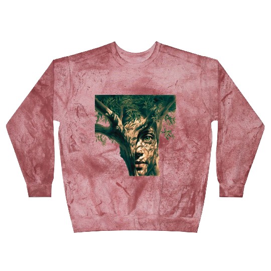 Olive tree and face Blast Sweatshirts