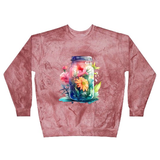 Wild Flowers Blast Sweatshirts Design - Funny gift
