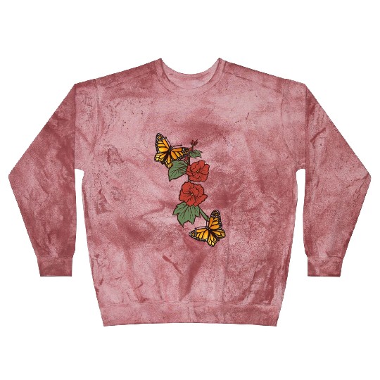 Natures Monarch Butterflies Blast Sweatshirts