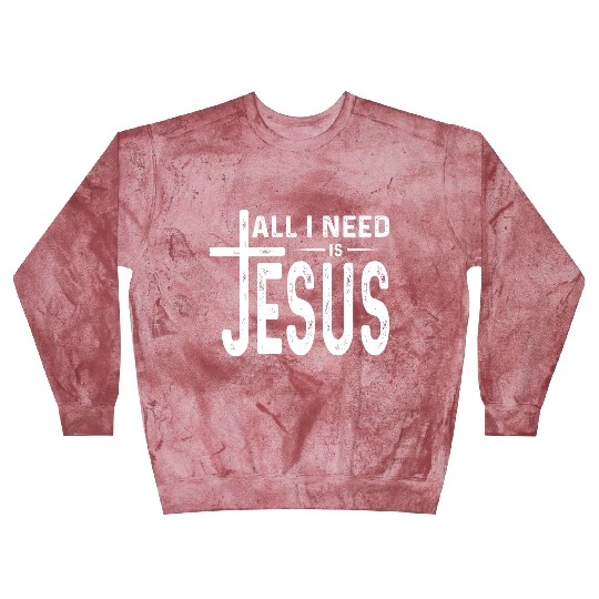 All I Need Is Jesus Love Jesus Christian Christmas Blast Sweatshirts