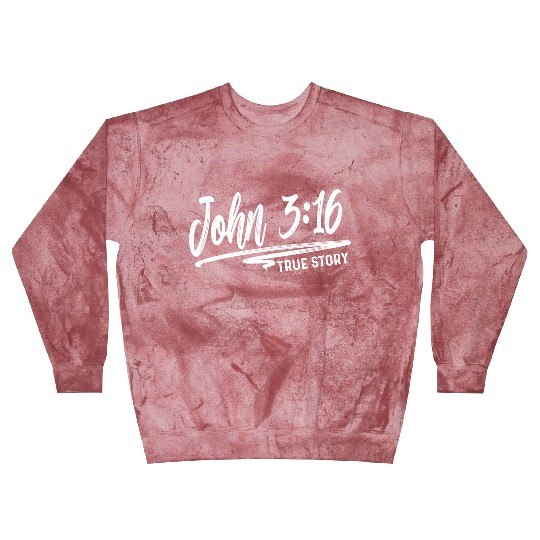 John 3:16 True Story Love Jesus Christian Blast Sweatshirts