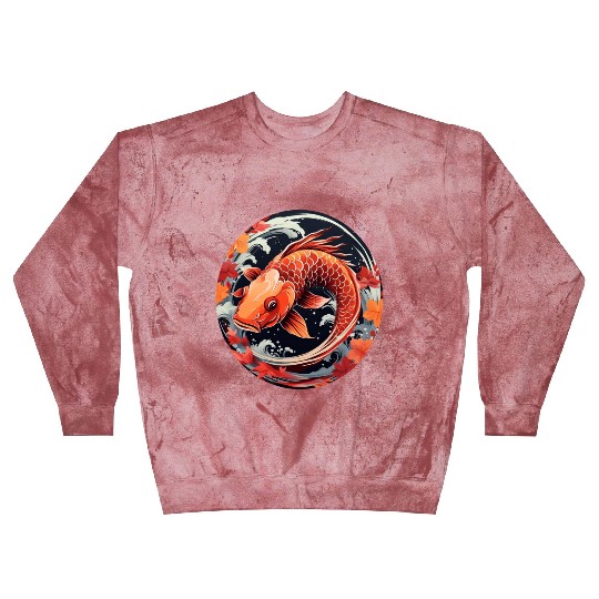 Autumnal Koi Fish at Sunset Blast Sweatshirts