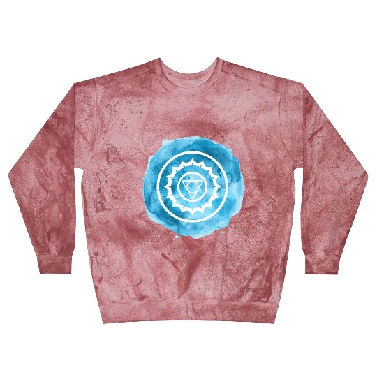 Clear Expressions: Throat Chakra Artistry Blast Sweatshirts