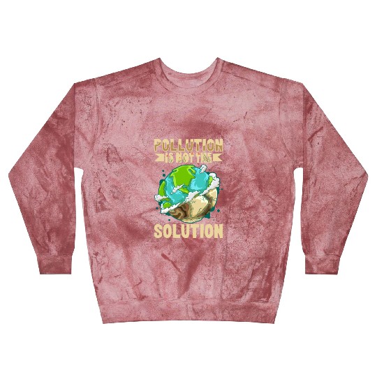 Climate Change Environmental Earth Day Planet Blast Sweatshirts