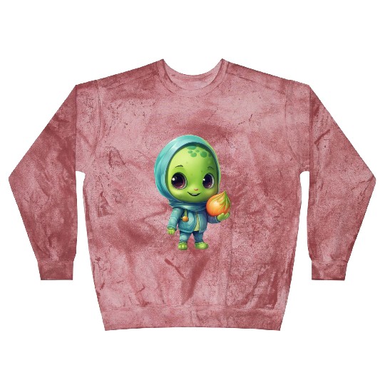 Sweet Alien Onion: Veggie Enchantment Blast Sweatshirts
