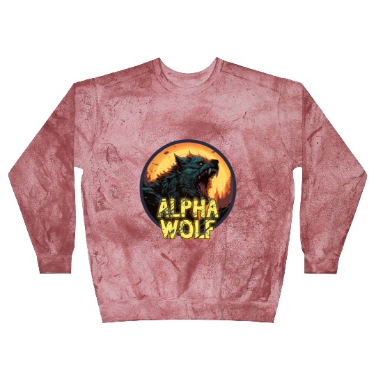 Alpha Wolf Blast Sweatshirts