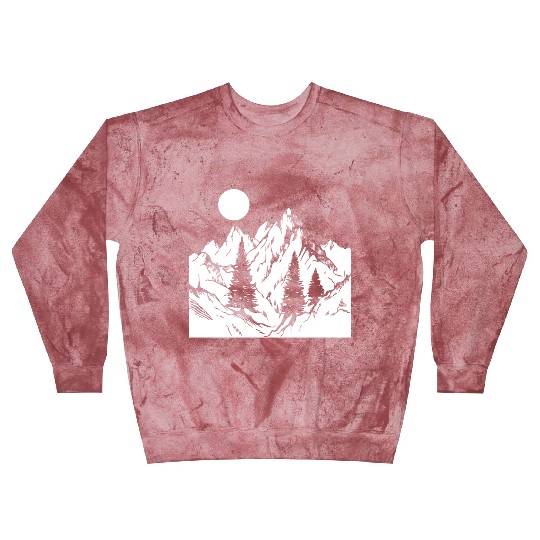 Mountains Nature Outdoor Adventure Blast Sweatshirts