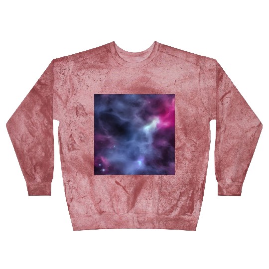 Galaxy nebula abstract design Blast Sweatshirts