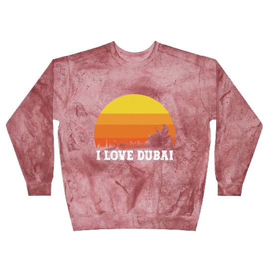 I love Dubai Blast Sweatshirts