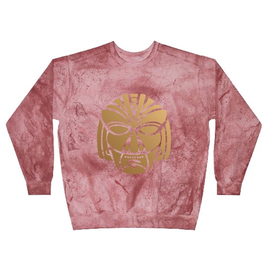 Aztec & Mayan Mask Logo: Minimalist Design Blast Sweatshirts