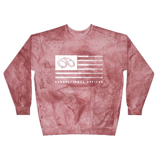 USA Flag correctional officer Blast Sweatshirts