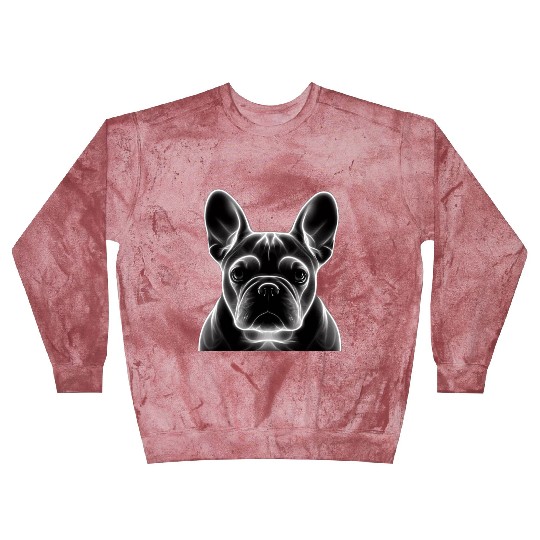 Frenchie Neon Art Blast Sweatshirts
