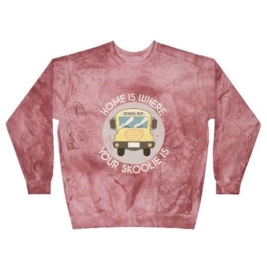 School Bus Conversion Design For A Skoolie Lover Blast Sweatshirts