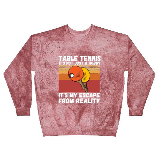 Table Tennis Ping Pong Player Lover Blast Sweatshirts