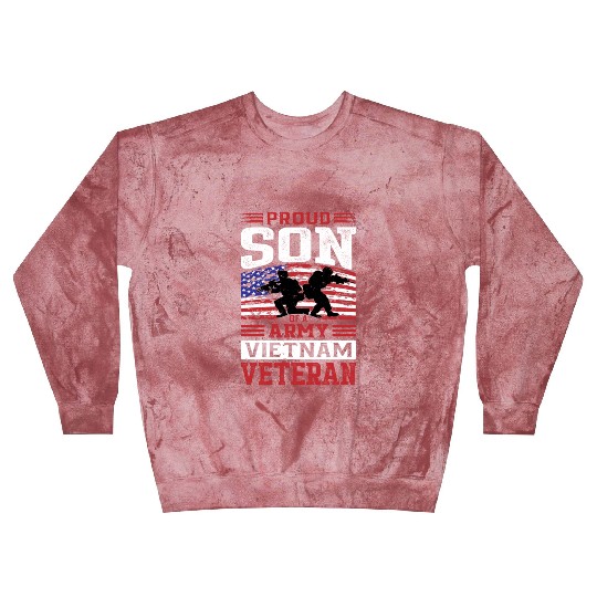 Proud Son Of A Army Vietnam Veteran Blast Sweatshirts