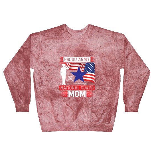 Proud Army National Guard Mom Blast Sweatshirts