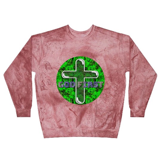 God First [2] Green Blast Sweatshirts